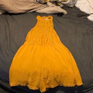 Golden yellow romper
